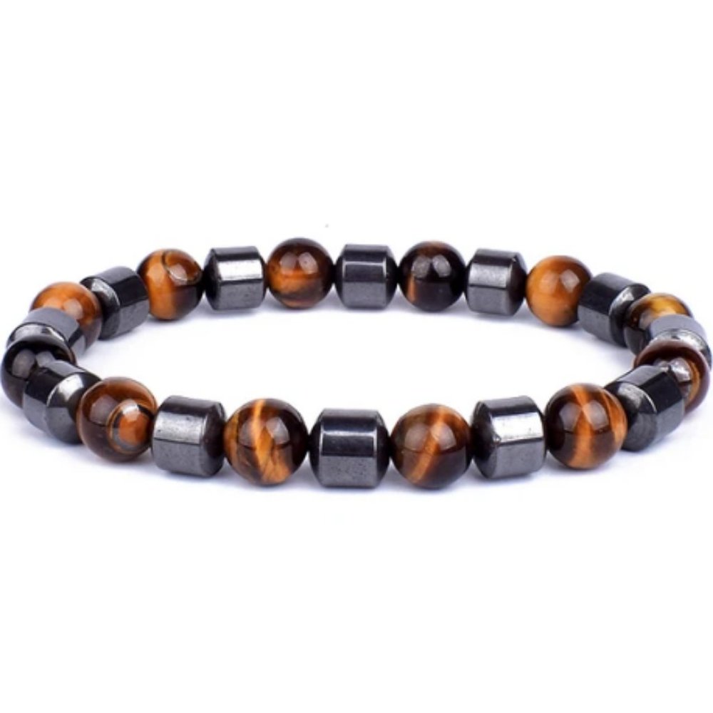 Tiger Eye Bracelet,Magnetic Bracelet,Hematite Bracelet,Gemstone Bracelet